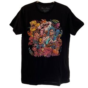 Rick and Morty fighting evil shirt Brian Allen Artwork